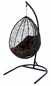 Кресло подвесное Sfera Лайт арт.МБ301-МТ цв.корзины коричневый, цв.подушки коричневый "Garden story"